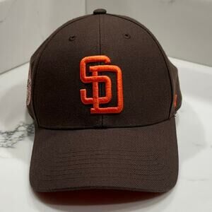 ’47 San Diego Padres Brown Orange Adjustable Hat OSFA